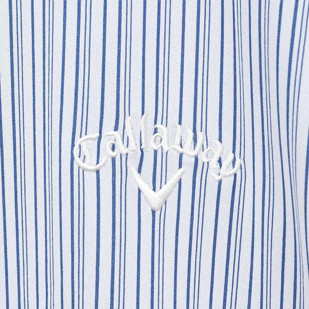 キャロウェイ Callaway　メンズ ストライプ ジャカード 半袖 ポロシャツ C25134107　2025年モデル 詳細8