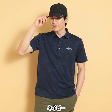 キャロウェイ Callaway　メンズ フラワージャカード 半袖 ポロシャツ C25134115　2025年モデル 詳細11