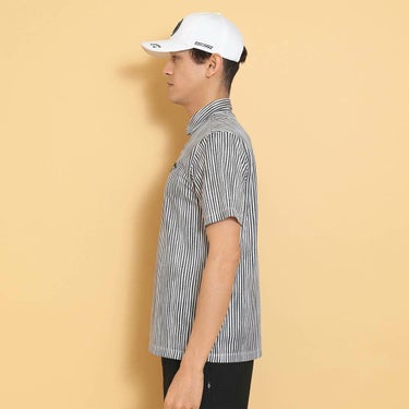 キャロウェイ Callaway　メンズ かざあなメッシュ ストライププリント 半袖 ポロシャツ C25134118　2025年モデル 詳細4