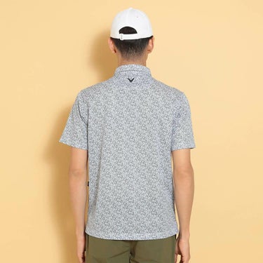 キャロウェイ Callaway　メンズ かざあなメッシュ ボタニカルプリント 半袖 ポロシャツ C25134119　2025年モデル 詳細9