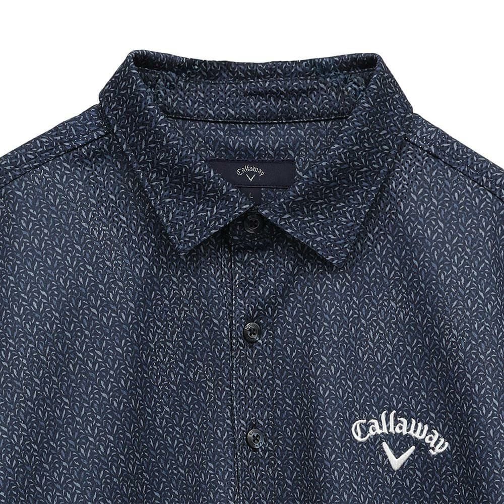 キャロウェイ Callaway　メンズ かざあなメッシュ ボタニカルプリント 半袖 ポロシャツ C25134119　2025年モデル 詳細17