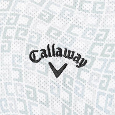 キャロウェイ Callaway　メンズ かざあなメッシュ ロゴプリント 半袖 ポロシャツ C25134120　2025年モデル 詳細6