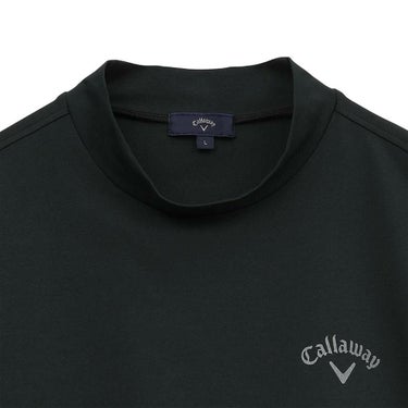 キャロウェイ Callaway　メンズ 天竺 バックプリント 半袖 モックネックシャツ C25134122　2025年モデル 詳細5