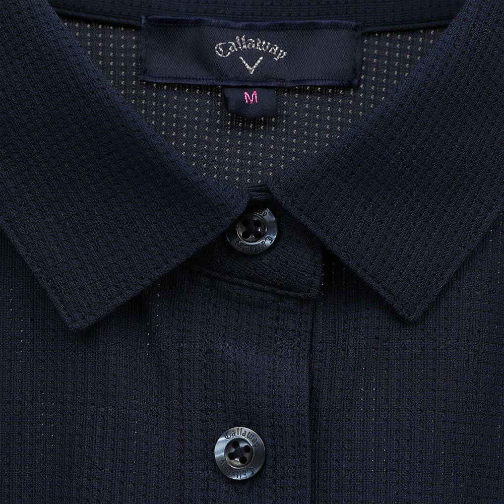 キャロウェイ Callaway　レディース かざあなメッシュ フレンチスリーブ 半袖 ポロシャツ C25134209　2025年モデル 詳細17