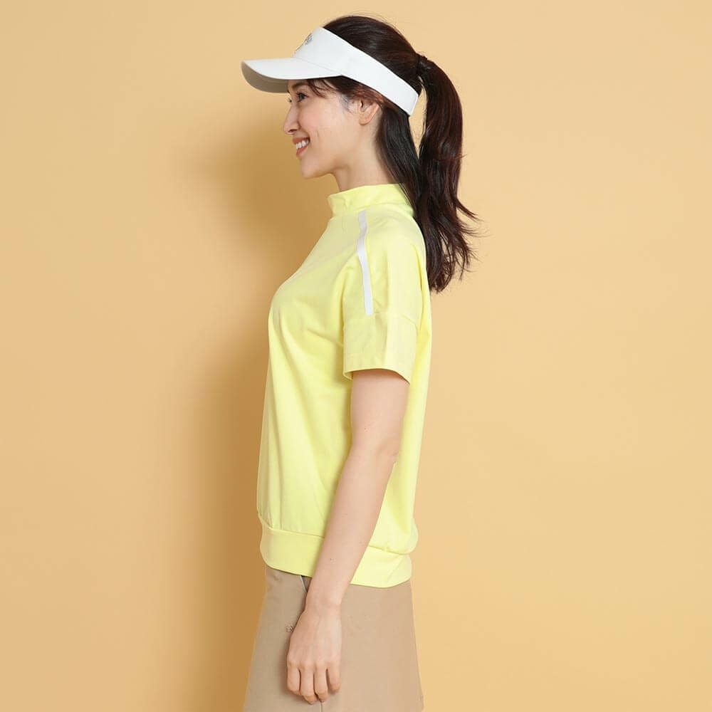 キャロウェイ Callaway　レディース ロゴプリント 配色ライン 半袖 モックネックシャツ C25134213　2025年モデル 詳細10