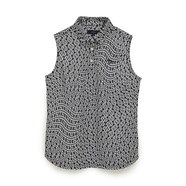 キャロウェイ Callaway　レディース 総柄 ノースリーブ シャツ & 長袖 ハイネック インナーシャツC25134218 　2025年モデル 詳細3