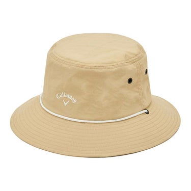 キャロウェイ Callaway　メンズ 遮熱 バケットハット C25191113 1040 ベージュ　2025年モデル ベージュ