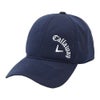 キャロウェイ Callaway　メンズ ロゴ刺繍 メッシュキャップ C25191118 1120 ネイビー　2025年モデル ネイビー