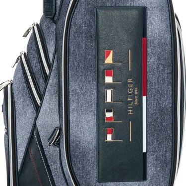 トミー ヒルフィガー ゴルフ　カートキャディバッグ シグネチャーワッペン THMG5SC1 30 ネイビー　2025年モデル ネイビー 詳細10