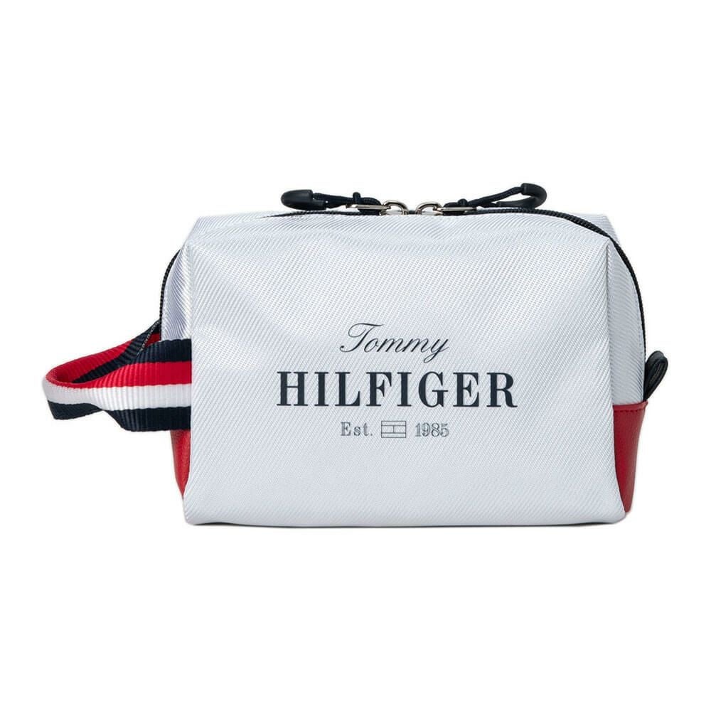 トミー ヒルフィガー ゴルフ　エッセンシャル ポーチ THMG5SE7 00 ホワイト　2025年モデル ホワイト