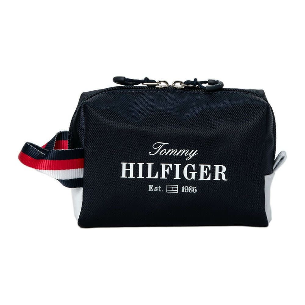トミー ヒルフィガー ゴルフ　エッセンシャル ポーチ THMG5SE7 30 ネイビー　2025年モデル ネイビー