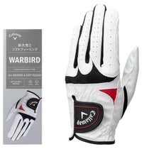 キャロウェイ　WARBIRD ウォーバード メンズ ゴルフグローブ 25 JM ホワイト　2025年モデル