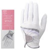 キャロウェイ　STYLE WMS スタイル レディース ゴルフグローブ 25 JM ホワイト/グレー　2025年モデル