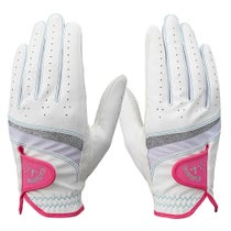 キャロウェイ　STYLE DUAL WMS スタイル デュアル 両手用 レディース ゴルフグローブ 25 JM ホワイト/ピンク　2025年モデル