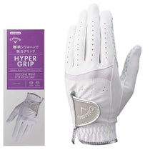 キャロウェイ　HYPER GRIP WMS ハイパーグリップ レディース ゴルフグローブ 25 JM ホワイト　2025年モデル