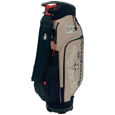 マンシングウェア Munsingwear　メンズ バイカラーリング キャディバッグ MG5SCB04M BG ベージュ　2025年モデル ベージュ 詳細1
