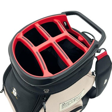 マンシングウェア Munsingwear　メンズ バイカラーリング キャディバッグ MG5SCB04M BG ベージュ　2025年モデル ベージュ 詳細4