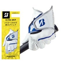 ブリヂストン　ULTRA GRIP ウルトラグリップ ゴルフグローブ GL2505 WB ホワイト/ブルー　2025年モデル