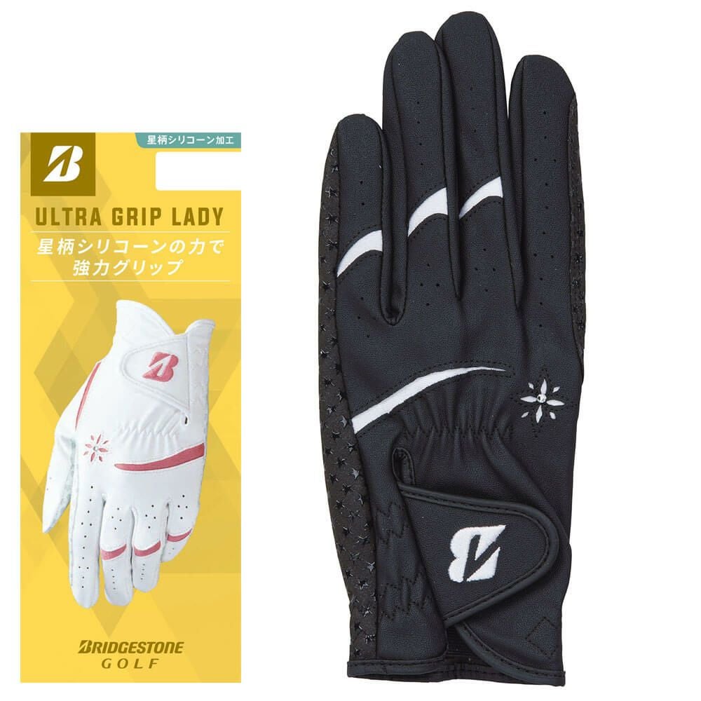 ブリヂストン ULTRA GRIP LADY ウルトラグリップ レディ ゴルフグローブ GL25L1 BK ブラック 2025年モデル