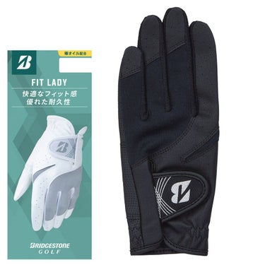 ブリヂストン　FIT LADY フィット レディ ゴルフグローブ GL25L3 BK ブラック　2025年モデル