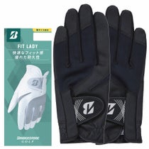 ブリヂストン　FIT LADY フィット レディ 両手用 ゴルフグローブ GL25L4 BK ブラック　2025年モデル