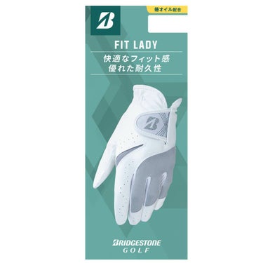 ブリヂストン　FIT LADY フィット レディ 両手用 ゴルフグローブ GL25L4 WH ホワイト　2025年モデル 詳細4