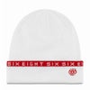 シックスエイトシックス 686　ハイライトビーニー スキー スノーボード HIGHLIGHT BEANIE M4WNBNE170 2024-2025 WHITE