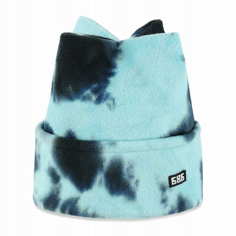 シックスエイトシックス 686　ジェスターハット スキー スノーボード JESTER HAT M4WNBNE179 2024-2025 BLUE SPRAY