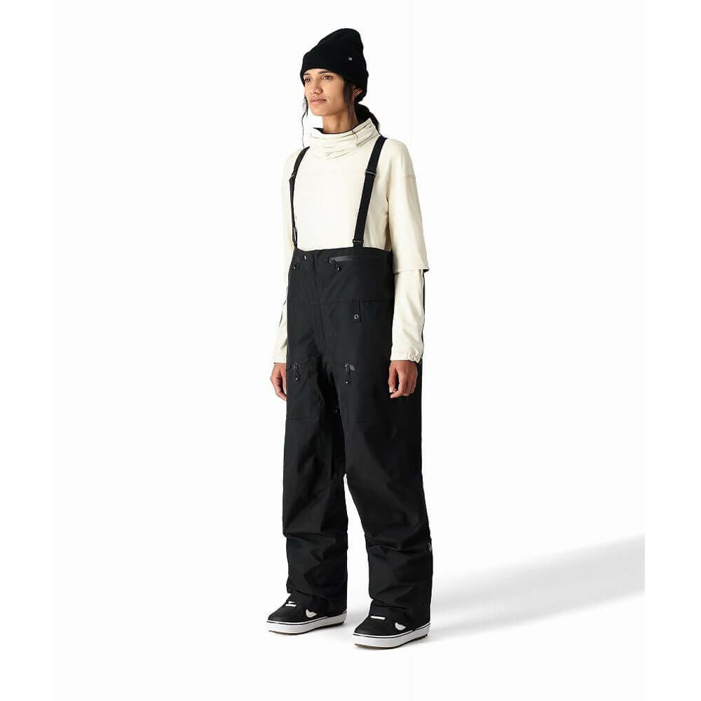 シックスエイトシックス 686　スキー スノーボードウェア ゴアテックス３レイヤー ATVビブパンツ WMN GORE-TEX 3L ATV BIB M4WN417 2024-2025 BLACK