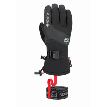 シックスエイトシックス 686　スキーグローブ ゴアテックス レザーライナー BLACK GORE-TEX LEATHER LINEAR GLOVE M4WNGLV140 2024-2025