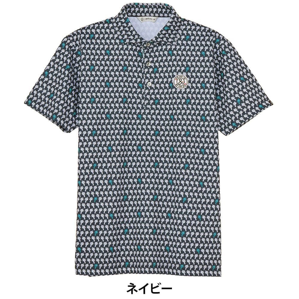 アンパスィ and per se　メンズ スイングドライプリンテッドピケ 半袖 ポロシャツ AMS9655X1　2025年モデル 詳細9