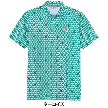 アンパスィ and per se　メンズ スイングドライプリンテッドピケ 半袖 ポロシャツ AMS9655X1　2025年モデル 詳細10