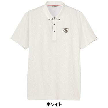 アンパスィ and per se　メンズ スイングドライエンボスワッフル ボタンダウン 半袖 ポロシャツ AMS9645X5　2025年モデル 詳細2