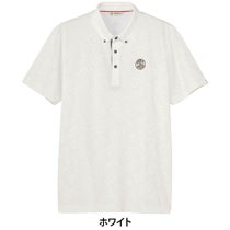 アンパスィ and per se　メンズ スイングドライエンボスワッフル ボタンダウン 半袖 ポロシャツ AMS9645X5　2025年モデル