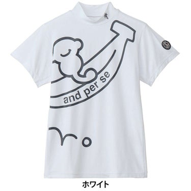 アンパスィ and per se　レディース ショットスムーザー 半袖 モックネックシャツ AFS9535V4　2025年モデル 詳細2