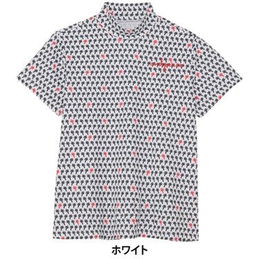 アンパスィ and per se　レディース スイングドライプリンテッド 半袖 モックネックシャツ AFS9555X1　2025年モデル 詳細2