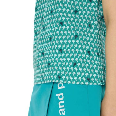 アンパスィ and per se　レディース スイングドライプリンテッド 半袖 モックネックシャツ AFS9555X1　2025年モデル 詳細9