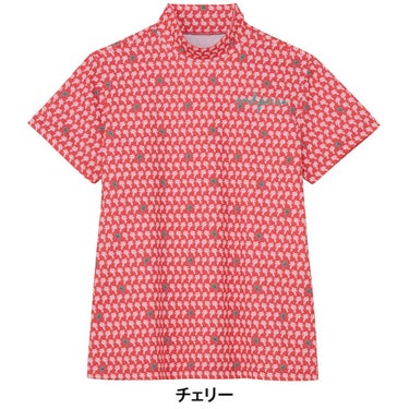 アンパスィ and per se　レディース スイングドライプリンテッド 半袖 モックネックシャツ AFS9555X1　2025年モデル 詳細10