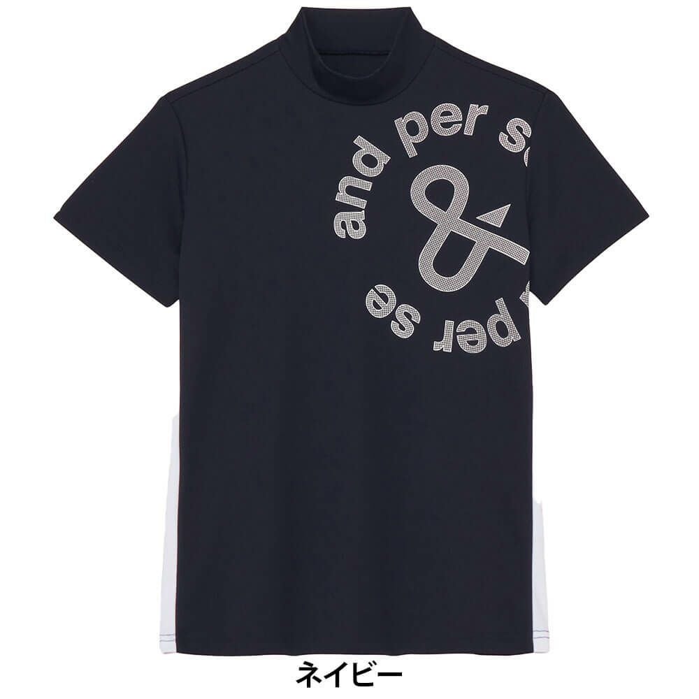 アンパスィ and per se　レディース ソルケア 半袖 モックネックシャツ AFS9565V9　2025年モデル 詳細9