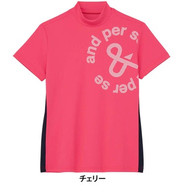 アンパスィ and per se　レディース ソルケア 半袖 モックネックシャツ AFS9565V9　2025年モデル 詳細11