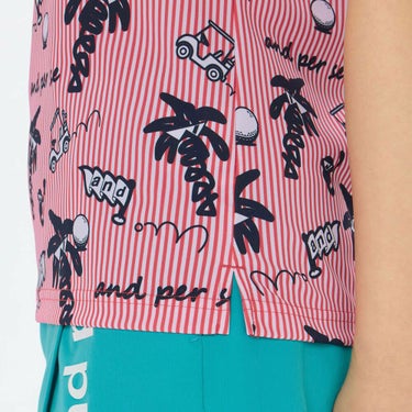 アンパスィ and per se　レディース ソルケアプリンテッド 半袖 ポロシャツ AFS9685X4　2025年モデル 詳細9