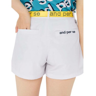 アンパスィ and per se　レディース スイングドライラップ ショートパンツ AFS5625E4　2025年モデル 詳細7