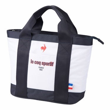 ルコック Le coq sportif　メンズ 保冷機能付きミニトート型カートポーチ LG5STT41M WH ホワイト　2025年モデル