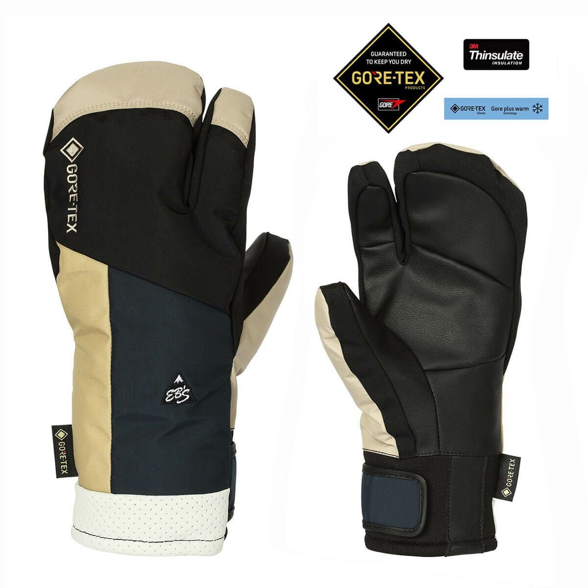 エビス eb's　GAME CHANGER TRIGGER ゲームチェンジャートリガー BEIGE/BK　Gloves(GORE-TEX) 2025-2026