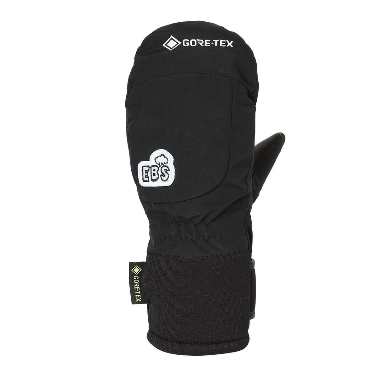 エビス eb's GORE-TEX JR MITT ゴアテックス ジュニアミット BLACK ジュニア スキーグローブ 2025-2026