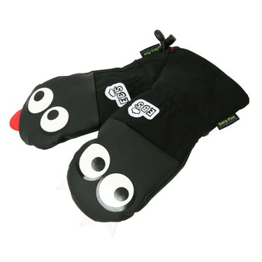 エビス eb's　KEMONO JR ケモノジュニア BLACK　ジュニア スキーグローブ 2025-2026 詳細2