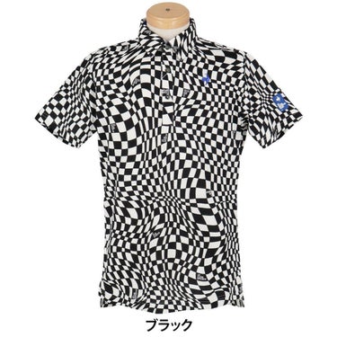 ルコック Le coq sportif　メンズ ロゴデザイン VICHY柄 半袖 ポロシャツ LG5SHS01M　2025年モデル 詳細2