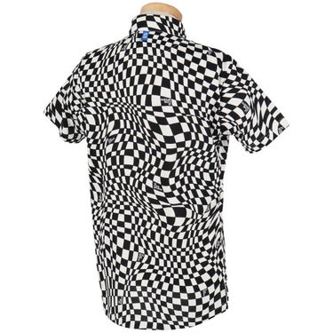 ルコック Le coq sportif　メンズ ロゴデザイン VICHY柄 半袖 ポロシャツ LG5SHS01M　2025年モデル 詳細3