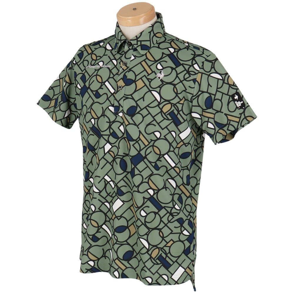 ルコック Le coq sportif　メンズ カラーブロックグラフィック小柄 半袖 ポロシャツ LG5SHS03M　2025年モデル 詳細4