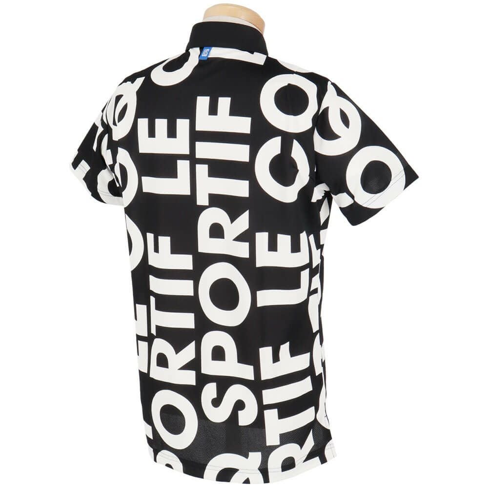 ルコック Le coq sportif　メンズ マルチカラーロゴ柄 半袖 ポロシャツ LG5SHS05M　2025年モデル 詳細3